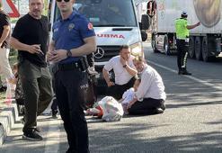 'Yaya geçidi'nden yolun karşısına geçmek isteyen 2 kız kardeş, otomobilin çarpmasıyla yaralandı