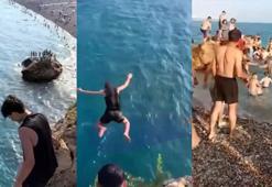 40 metreden suya atlayıp, ağır yaralandı