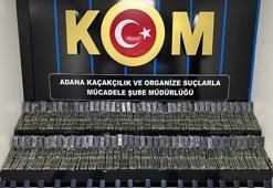 Adana'da 14 milyon TL değerinde kaçak telefon ve gözlük ele geçirildi