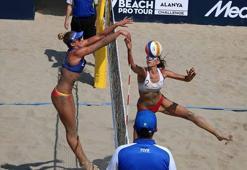 Dünya Plaj Voleybolu Pro Tur'un Alanya etabı başladı