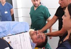 17 saat sonra bilinci kapalı bulunan Mustafa, motosiklet kazası geçirmiş