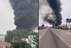 İnşaat malzemesi satışı yapılan iş yerinde çıkan yangın söndürüldü