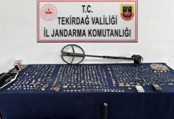 Tekirdağ'da 1014 tarihi sikke ve obje ele geçirildi