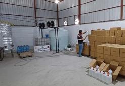 İzmir'de jandarmadan sahte içki üretim deposuna operasyon