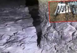 MSB: Irak'ın kuzeyinde mağarada çok sayıda silah ve mühimmat ele geçirildi