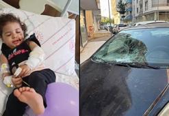 5'inci kattan otomobilin üzerine düşen Rabia Asel’e müdahale eden esnaf: Aracın olması mucizeydi