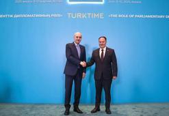 TBMM Başkanı Kurtulmuş, KKTC Cumhuriyet Meclisi Başkanı Öztürkler ile görüştü