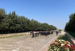 Jandarmadan Anıtkabir'e 186'ncı kuruluş yıl dönümü ziyareti