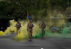Rize'de kuruluş kutlamalarına damga vuran jandarma gösterisi
