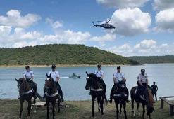 Polisten Sultangazi Kent Ormanı'nda yangın tatbikatı