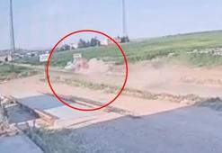 Çocukların bulunduğu otomobilin takla attığı kaza kamerada: 1 ölü, 4 yaralı