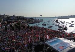 Üsküdar'da 'Özgür Gazze Mitingi' düzenlendi