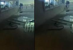 İsrail'de ABD Konsolosluğu yakınlarına düşen füze binada hasara yol açtı