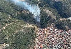 Manisa'daki yangınlarda 2 hektar orman zarar gördü