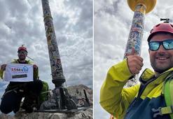İzmirli dağcı, LÖSEV flamasını Almanya'nın zirvesine taşıdı