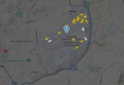 Sabiha Gökçen Havalimanı'na iniş yapan uçağa lazer ışığı tutuldu