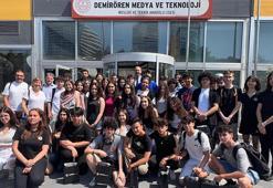 İspanya’dan gelen öğrenciler Demirören Medya’yı ziyaret etti