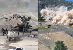 İş makinesi operatörü, yıktığı binanın altında kalıp, hayatını kaybetti