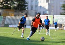 Ampute A Milli Futbol Takımı, Kırşehir kampında Polonya turnuvasına hazırlanıyor