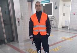 Trende sigara içtiği için kendisini uyaran güvenlik görevlisini darbedip, öldürdü