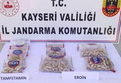 Kayseri’de, İranlı 3 şüphelinin midesinden 6,7 kilo uyuşturucu çıktı