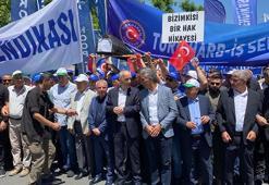 İşçilerden Hazine ve Maliye Bakanlığı önünde açıklama