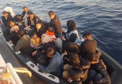 Çanakkale'de 37 kaçak göçmen ile 2 göçmen organizatör yakalandı