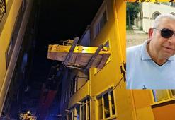 Çatı katındaki dairesinde ölü bulundu, vinçle alındı