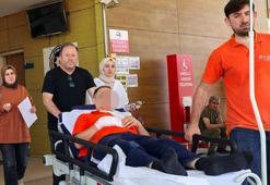 Cam fabrikasında elini makineye kaptıran işçi yaralandı