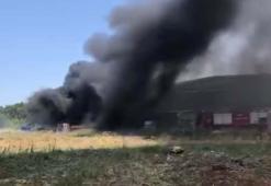 Çanakkale'de fabrika yangını