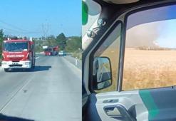 Arnavutköy'de lojistik deposunda yangın