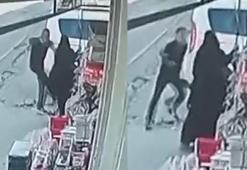 Arnavutköy'de sokak ortasında boşanma aşamasındaki eşini darbetti