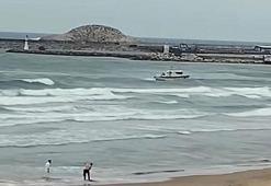 Şile'de boğulma tehlikesi geçiren 2 kişiden biri kayboldu