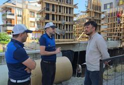 Zabıta ekiplerinden inşaatlara 'YKS' uyarısı