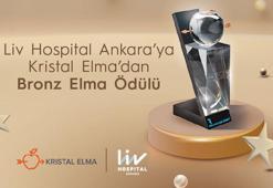 Liv Hospital Ankara’ya Kristal Elma’dan bronz elma ödülü