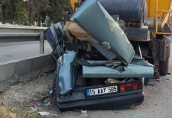 Burdur’da kaza; 1 ölü, 1 yaralı