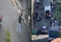 Beyoğlu'nda kıraathane önünde silahlı saldırı kamerada: Saldırganın 23 suç kaydı olduğu ortaya çıktı