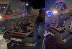 Karabük’te otomobil, takla atıp ters döndü: 4 yaralı