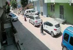 Öğretmene yardım ederken kullandığı otomobili duvara vurdu