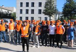 Bolu'da kamu işçilerinden 'zam' protestosu