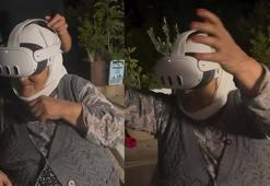 80 yaşında sanal gerçeklik gözlüğü taktı; tepkileri gündem oldu