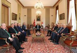 TBMM Başkanı Kurtulmuş, eski meclis başkanlarını kabul etti