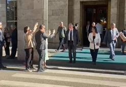 TBMM Başkanı Kurtulmuş, siyasi partilerin grup başkanvekillerini kabul etti.