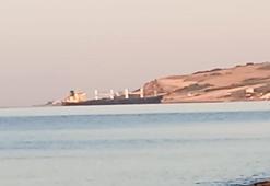 Tekirdağ'da kuru yük gemisi karaya oturdu