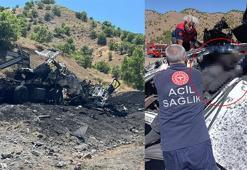 Şarampole devrilen TIR'ın şoförü öldü