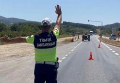 Sakarya'da jandarma denetimi; hayat kurtaran rops demiri olmayana ceza