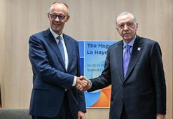 Cumhurbaşkanı Erdoğan, Almanya Başbakanı Merz ile görüştü