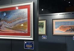 3 sanatın birleştirildiği 'Kainat Ayetlerinin Sanatla Tefsiri' sergisi festivalde