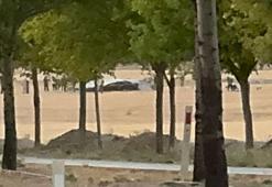 Konya'da tatbikatta ANKA-3 boş araziye acil iniş yaptı