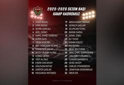 Hatayspor’un kamp kadrosu belli oldu